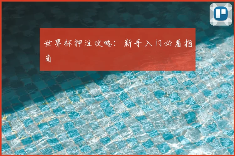 世界杯押注攻略:新手入门必看指南