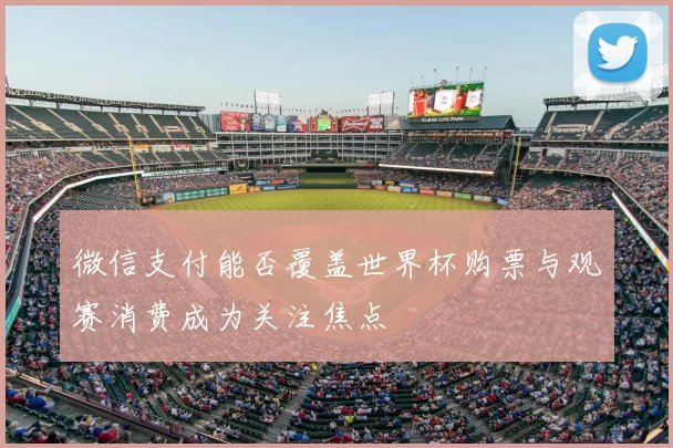 微信支付能否覆盖世界杯购票与观赛消费成为关注焦点